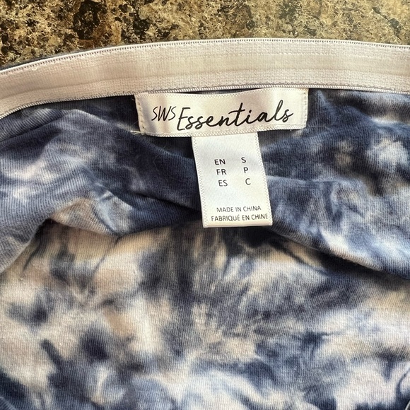 Tie dye blue crop - Picture 2 of 3